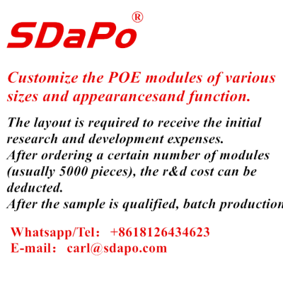 SDAPO customized poe module poe board