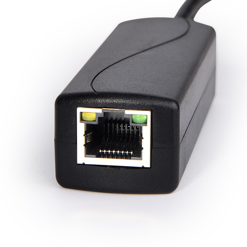 SDaPo PS5712TG 12V 2A DC Jack / Type-C / Micro-USB Connector Gigabit PoE Splitter 